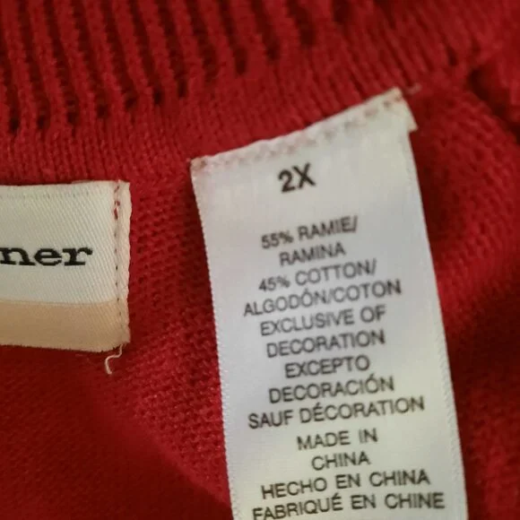 NWT 75% off Burgundy Color Embroidered Sequins Beaded Sweater - Picture 6 of 7